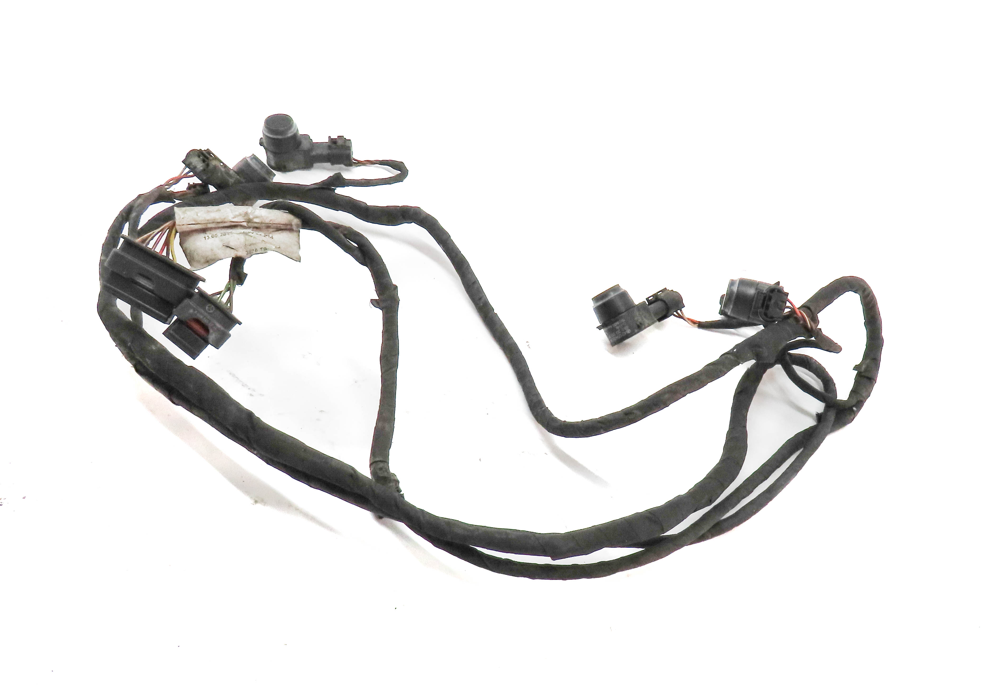 15 MERCEDES ML350 W166 REAR PARK ASSIST PDC DISTANCE CONTROL SENSOR SET/4(Black) — exact item pictured